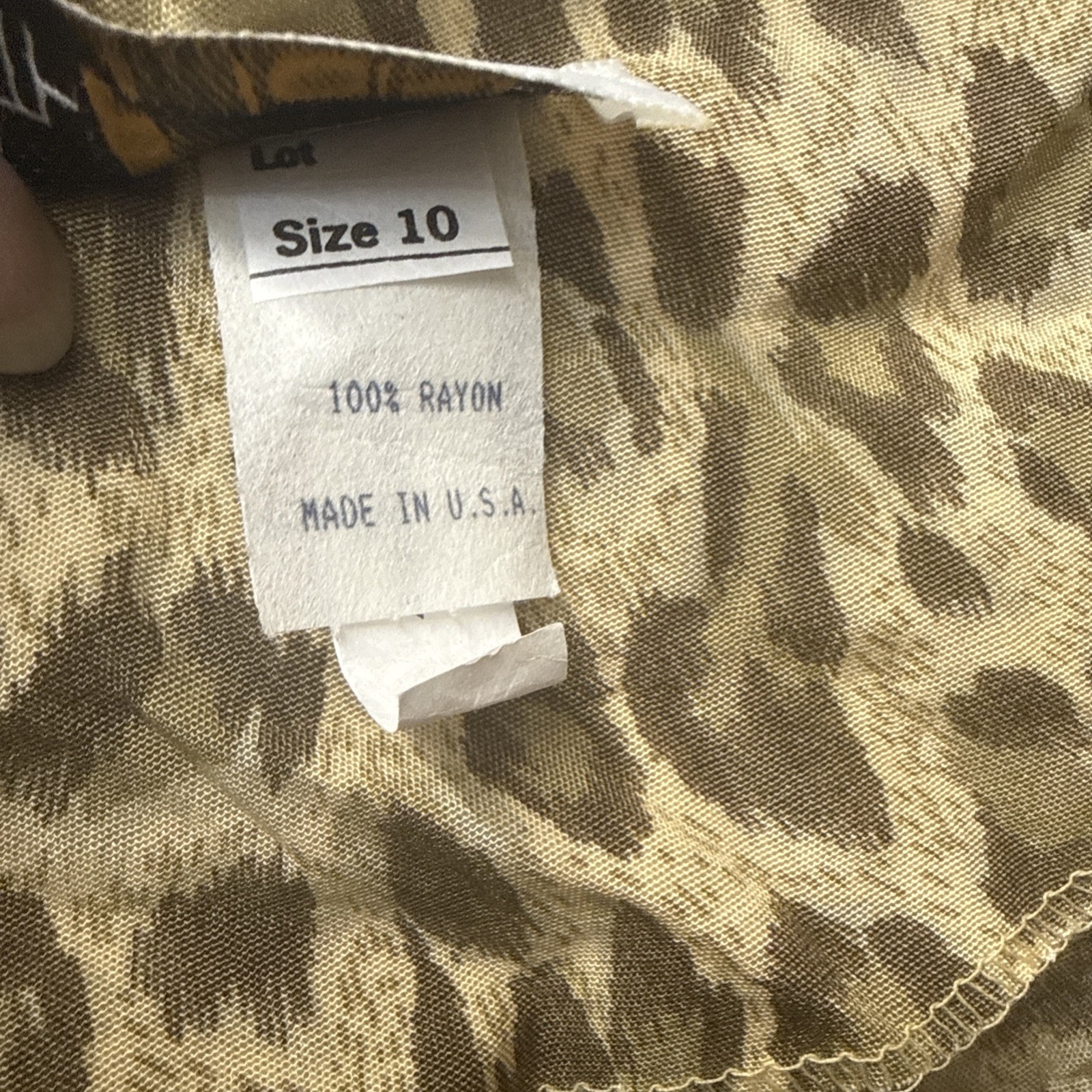 Vintage The Icing NWT Womens Leopard Print Button Up Luxury Mob Wife Blouse 10
