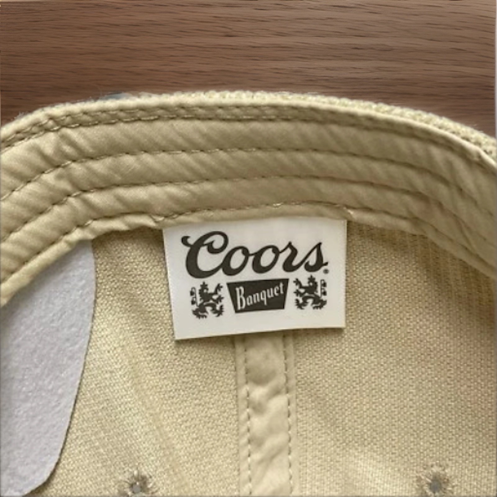 Coors Banquet Corduroy Snapback Hat Vintage Beer Golden Colorado Cap