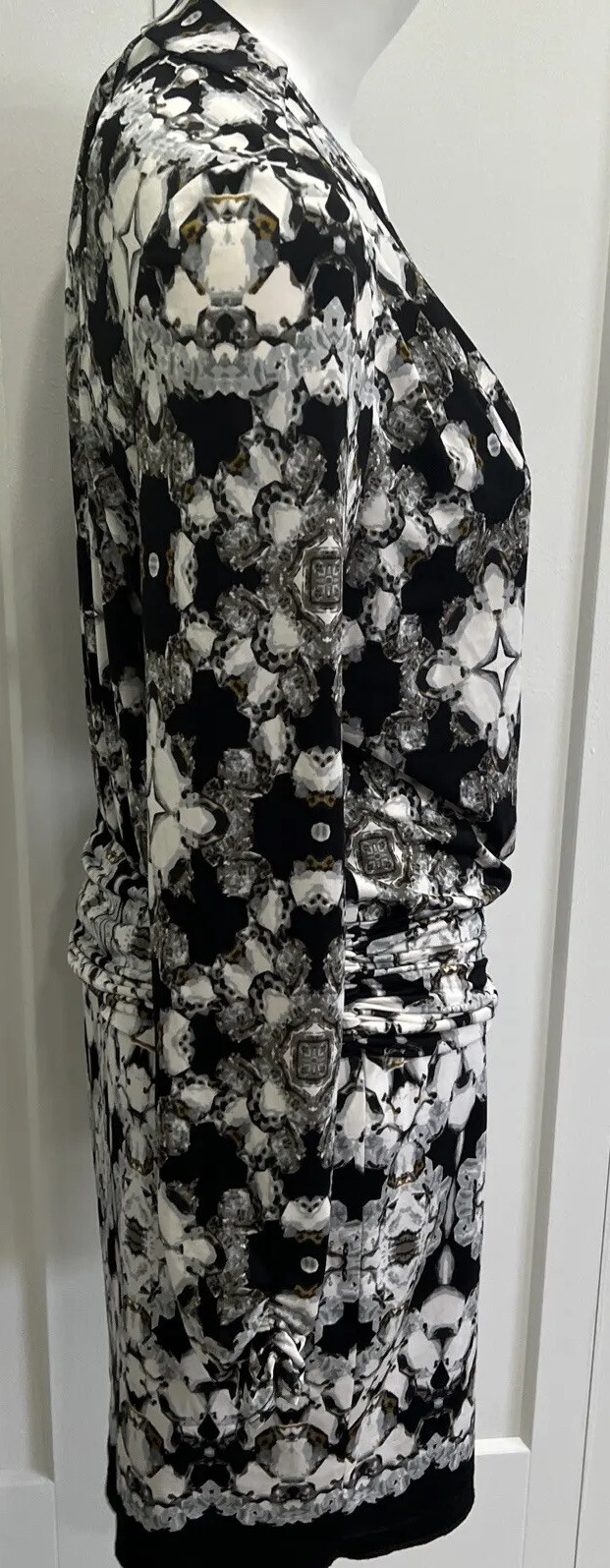 Cache Dress Check Description Sz Sm Gorgeous Print Versailles Print