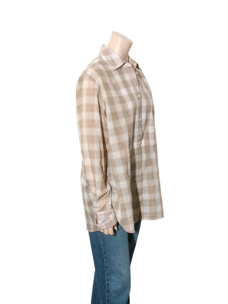 KALLMEYER Check Print Button Down Shirt (SIZE S)