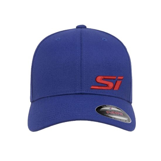 Honda Civic Si Logo Embroidered Flexfit Fitted Ball Cap