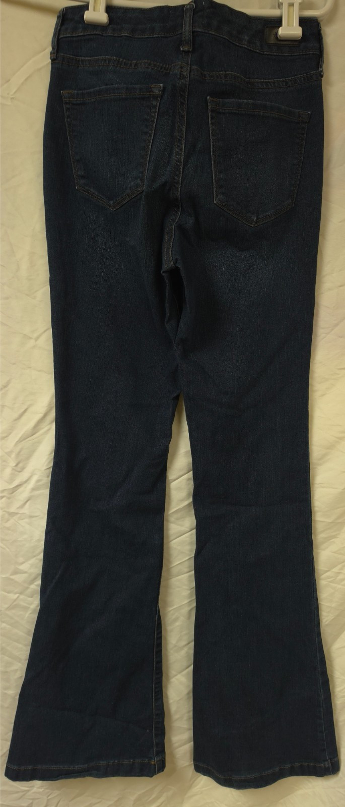 Sophia Vergara Melisa Flare Button Fly Dark Wash Mid Rise Stretch Jeans 2 26×33