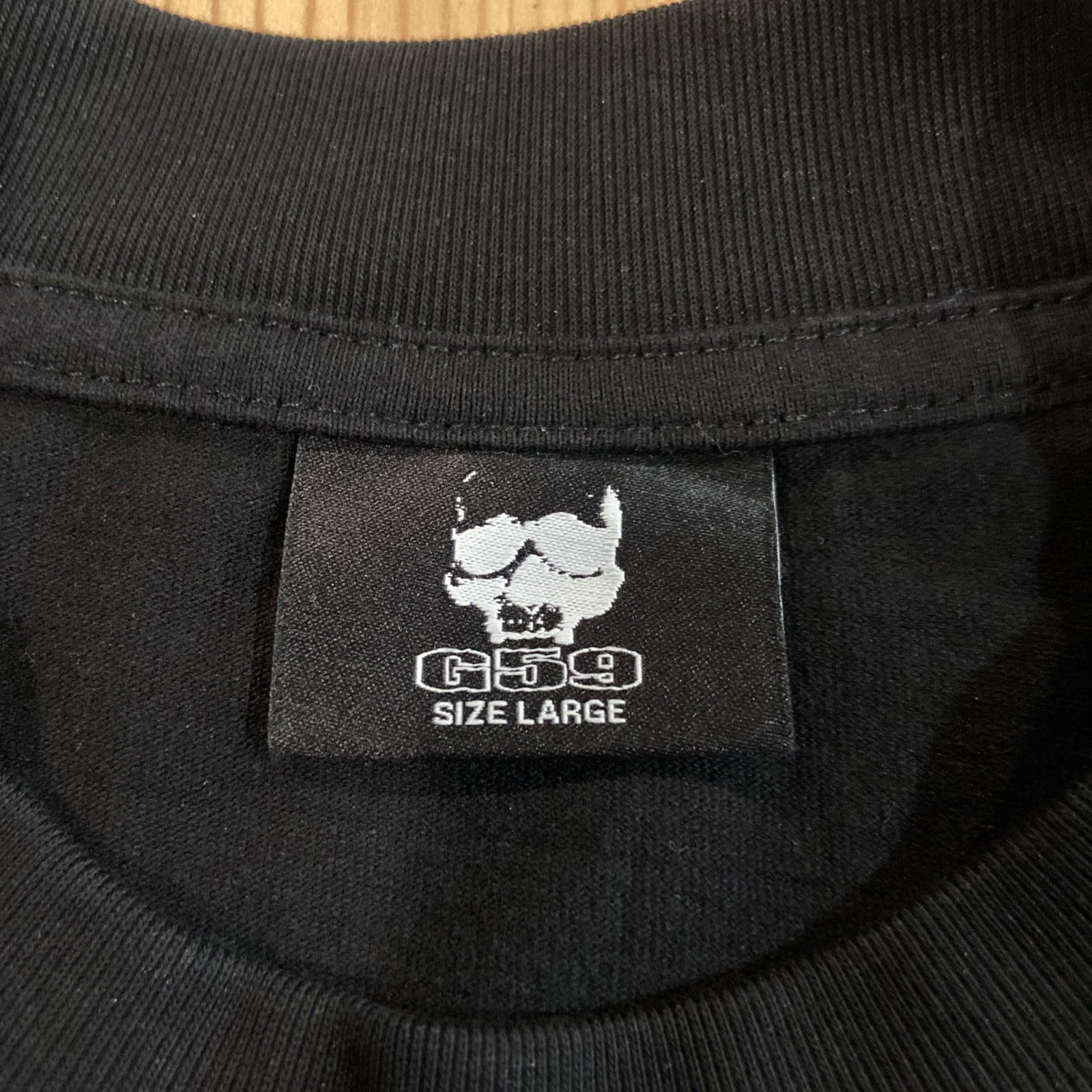 G59 Grey Five Nine T Shirt Mens Size Large Black $uicideboy$ Patches Band