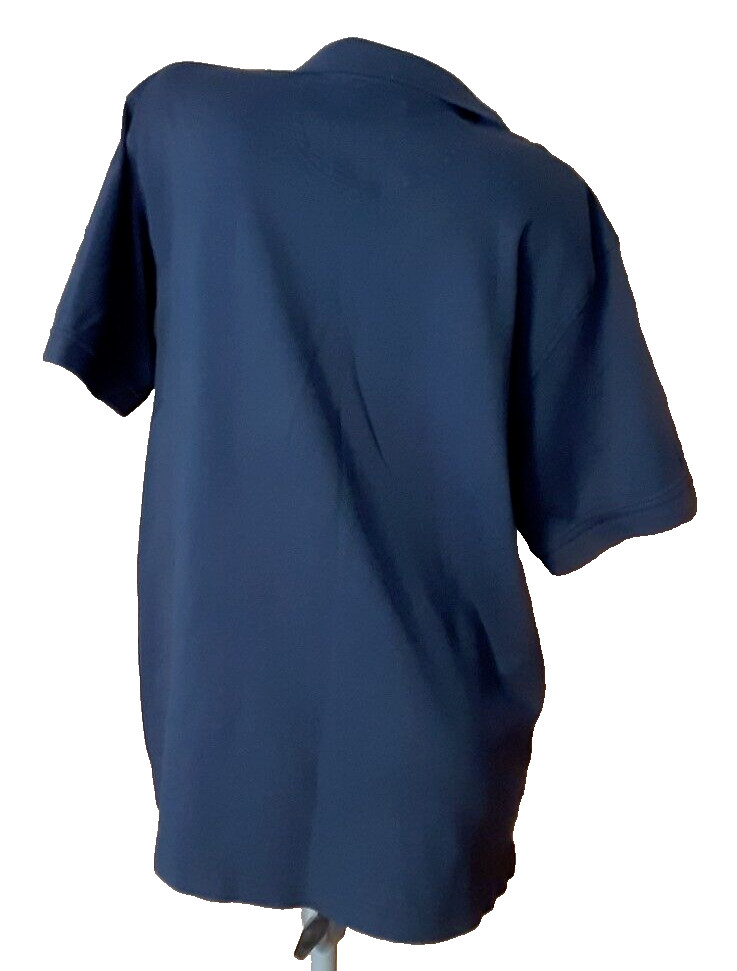IZOD Dark Blue 2 Button Polo Collar With Embroidered Logo Men’s Size XL