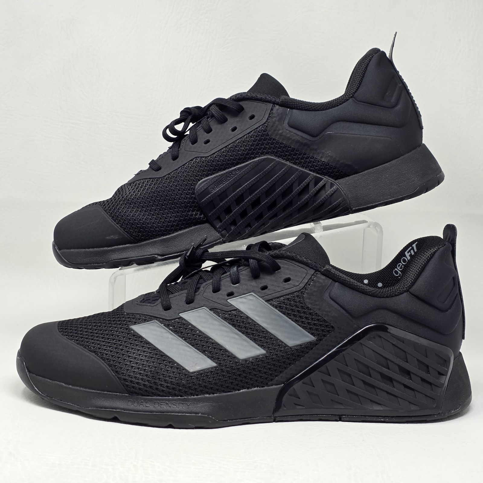 Adidas Dropset 3 Training Shoes Black/Grey Mens Size 14 IG3861 Pre-owned