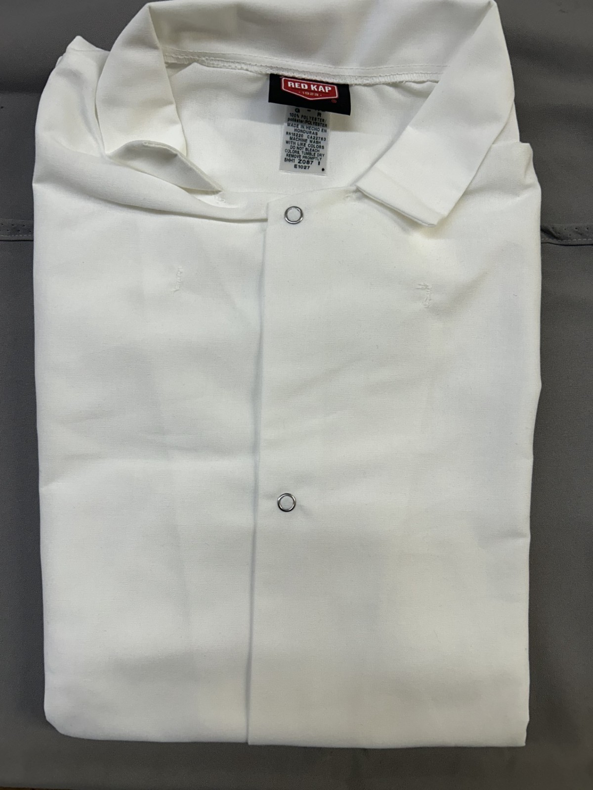 Red Kap KS60 White Butcher Chef Coat