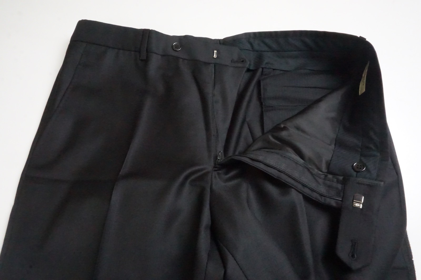 Burberry London Black S150s Wool 2 Pc Suit Jacket Pants Sz 38R BRAND NEW