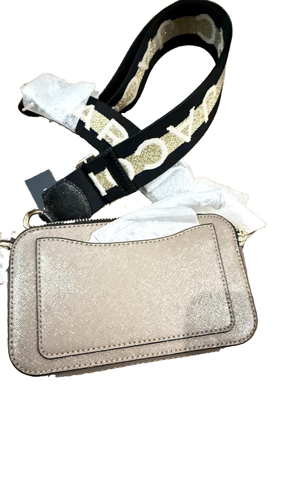 Marc Jacobs Snapshot Crossbody French Grey Multi M0014146 NWT Dust Bag $295