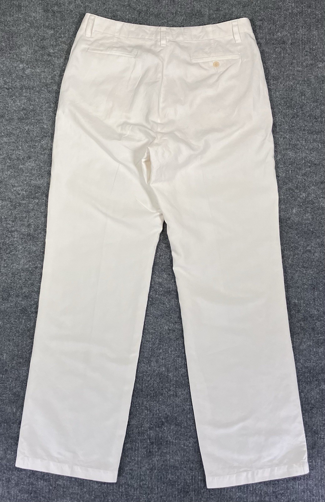 Banana Republic Dawson Men’s Linen Cotton Pants 35×34 Tan Straight Flat Front