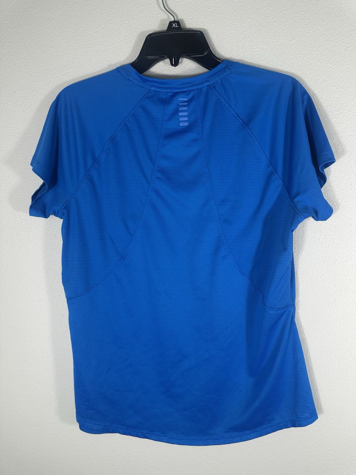 Under Armour UA Run Men’s Blue HeatGear Running Shirt Size Large Fitted Tee