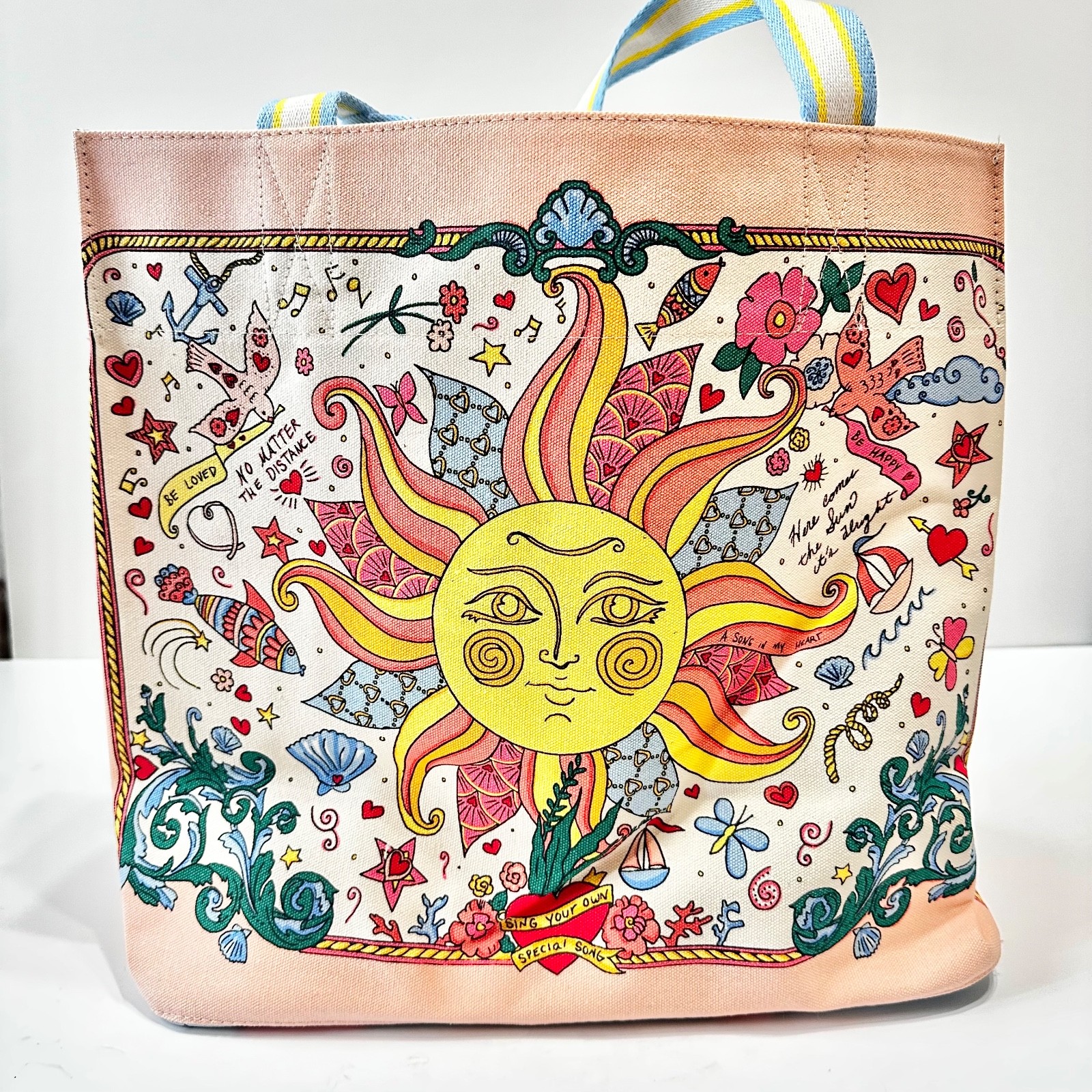 Brighton Siren’s Song Mermaid Canvas Tote Bag New With Tags