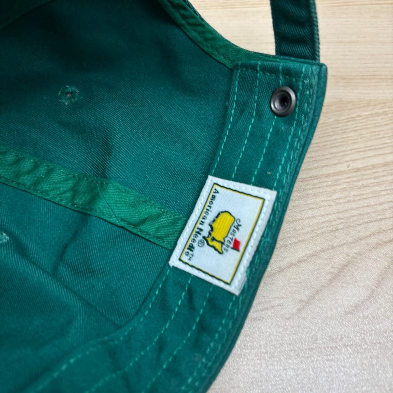 Masters Hat Cap Strap Back Green Augusta National Golf Major American Needle
