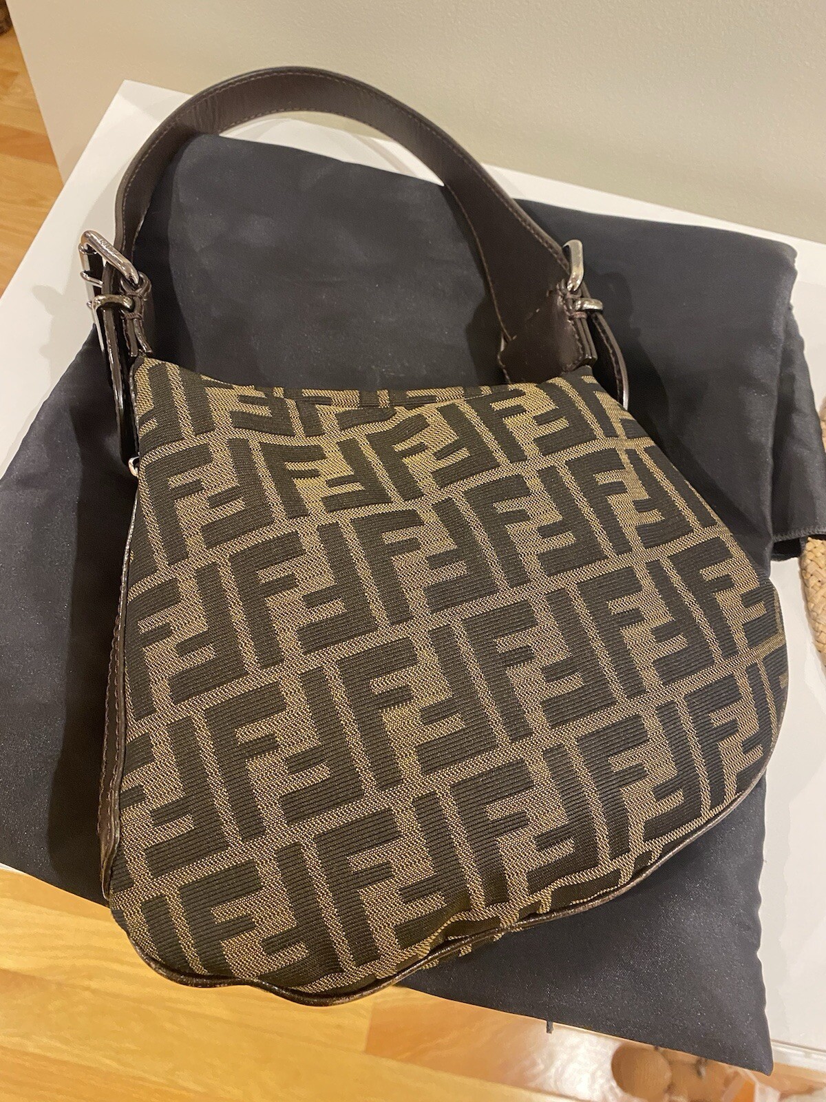 Fendi Zuccha Oyster Bag