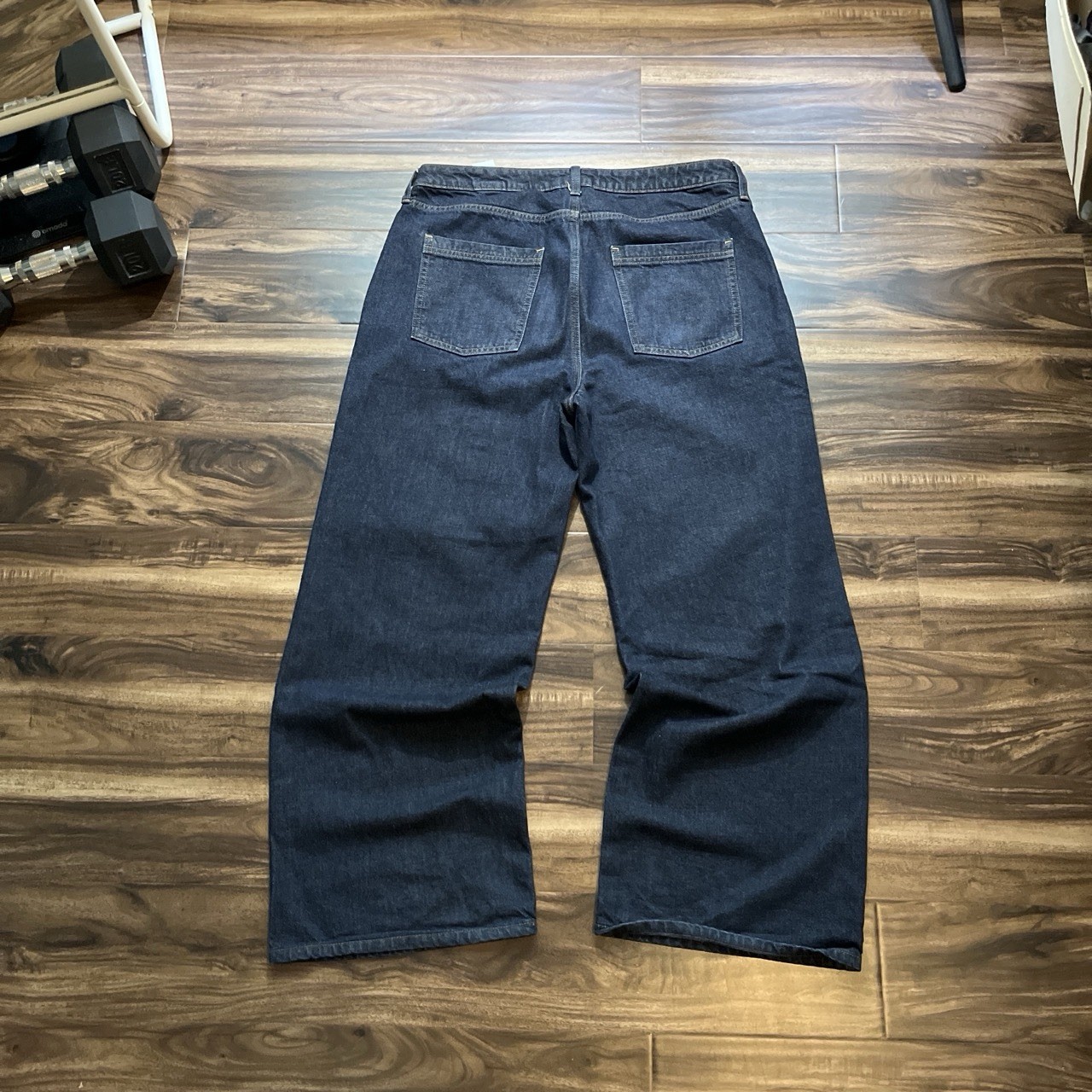 Navy Baggy Blue Jeans