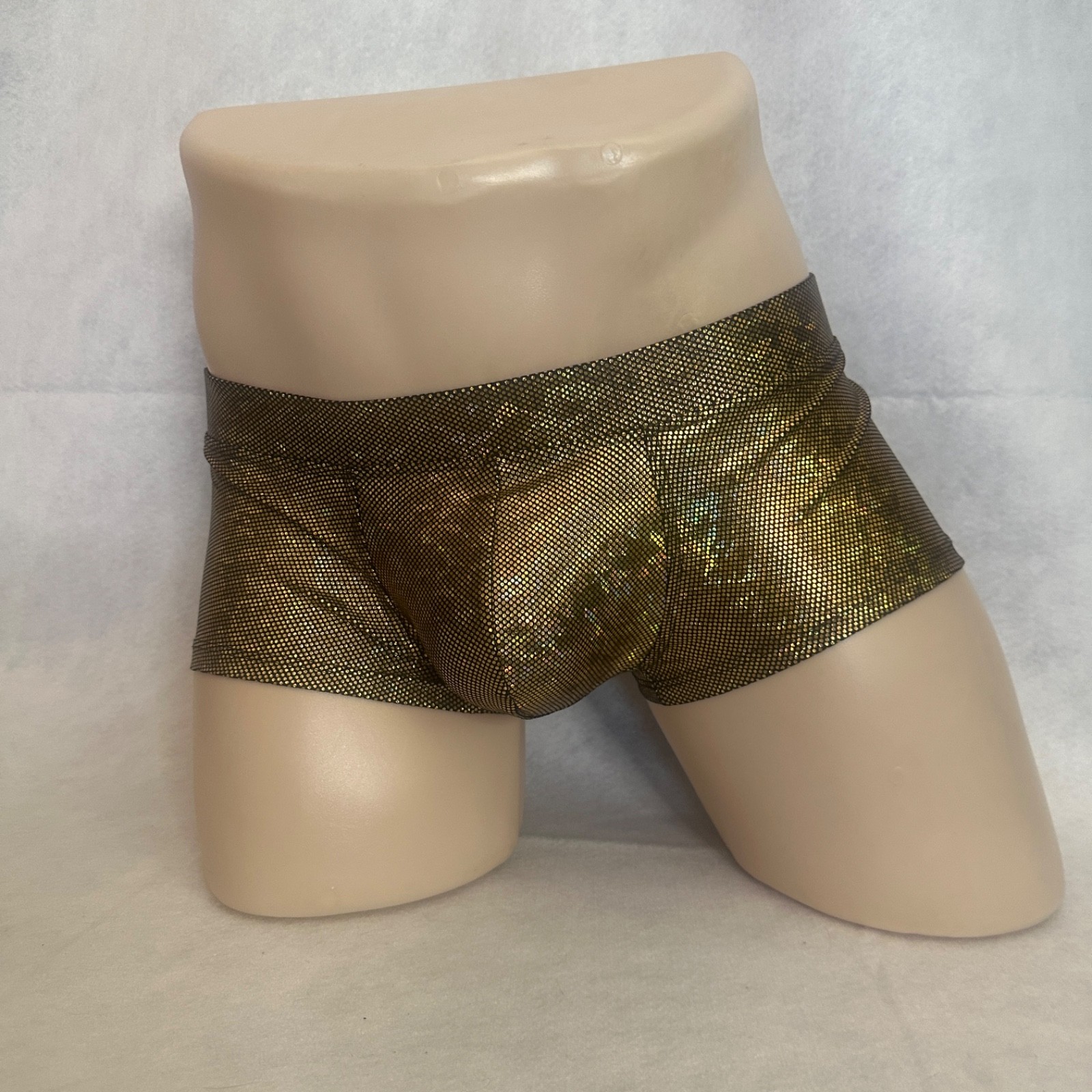 GaryM Metallic Square Cut Swimsuit Small New with tags 80% nylon/20% spandex