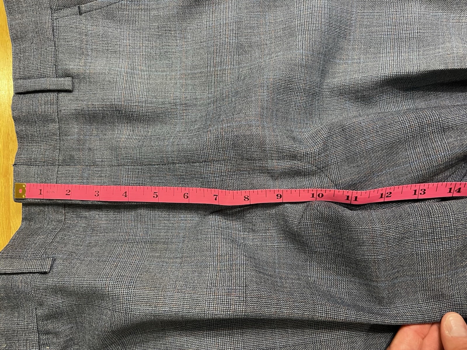 Hart Schaffner Marx Men’s Blue Wool 3 Piece Suit