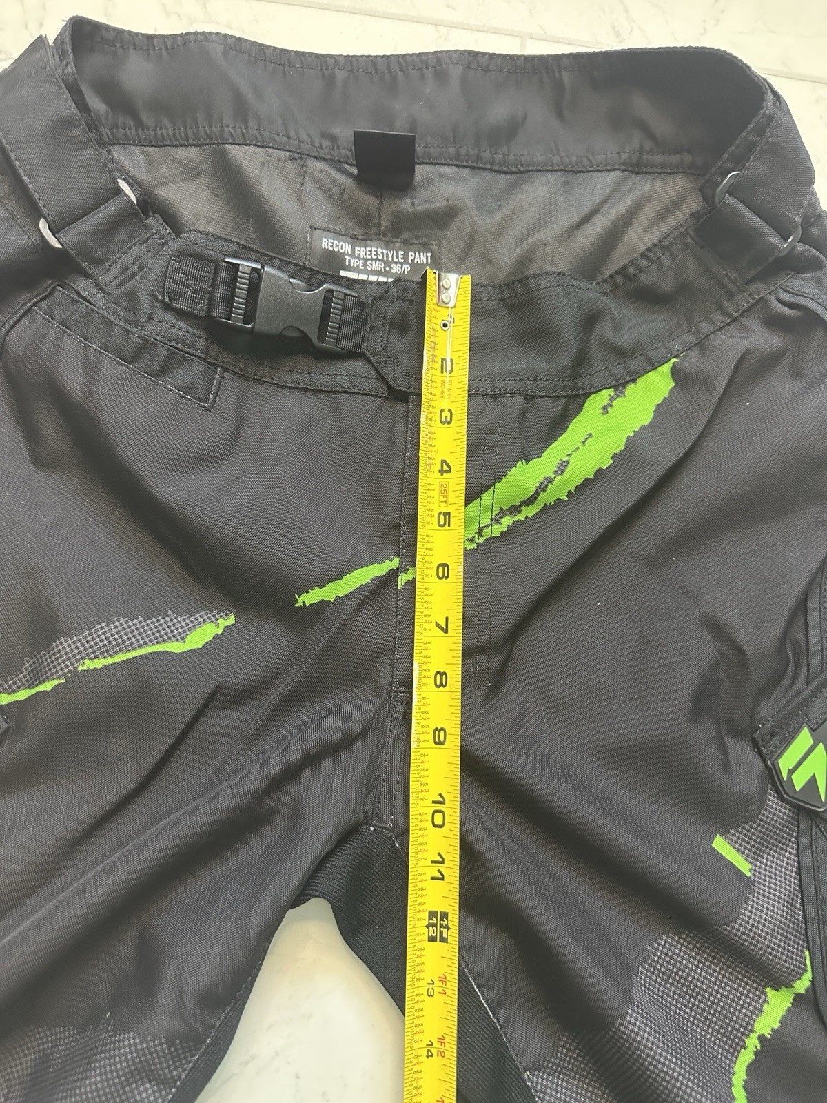 Vintage Shift Recon Freestyle Pant Mens 38 Black Cargo Moto Gorpcore Streetwear