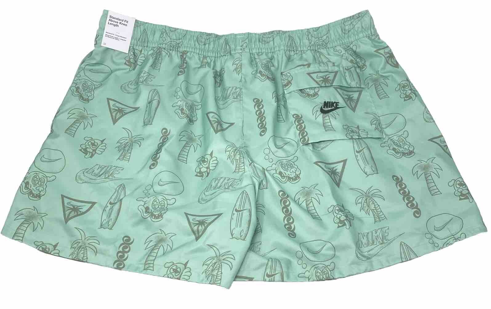 Nike Sportswear Beach Woven Flow Shorts Men’s XXL Swim Trunks FJ1652 308 NWT