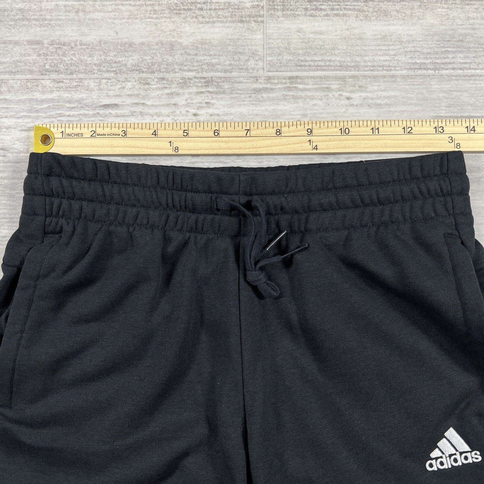 Adidas Women’s XS Essentials Lineage French Terry Slim Tapered Leg Black GM5526