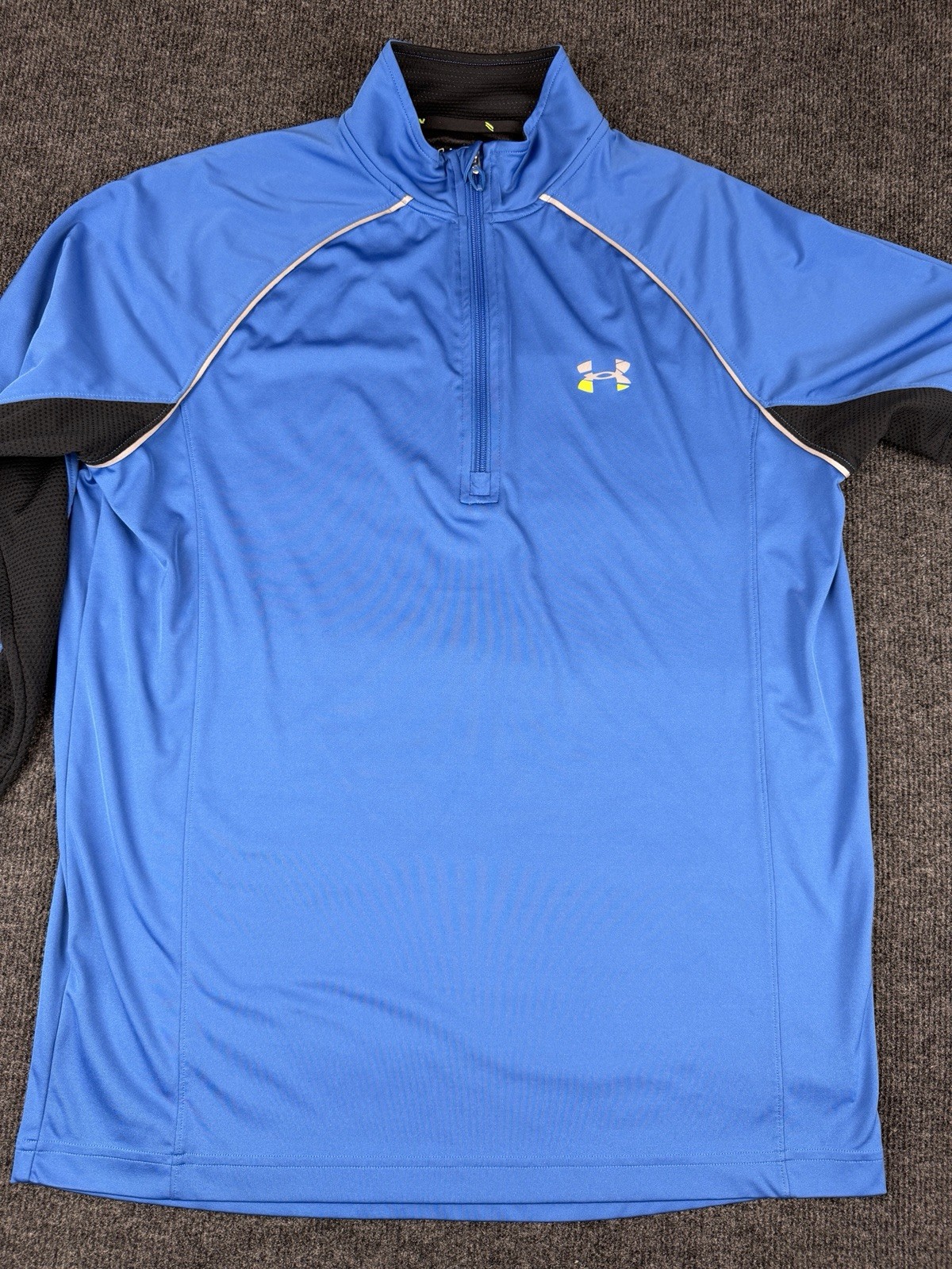 Under Armour Performance Long Sleeve Polo (Men’s L) Blue Regular All Season
