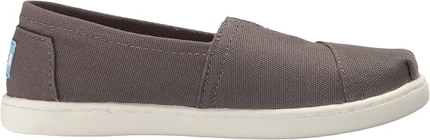 TOMS Kids Alpargata – Ash Canvas (Little Kid/Big Kid) Size 13 Y / 19 cm