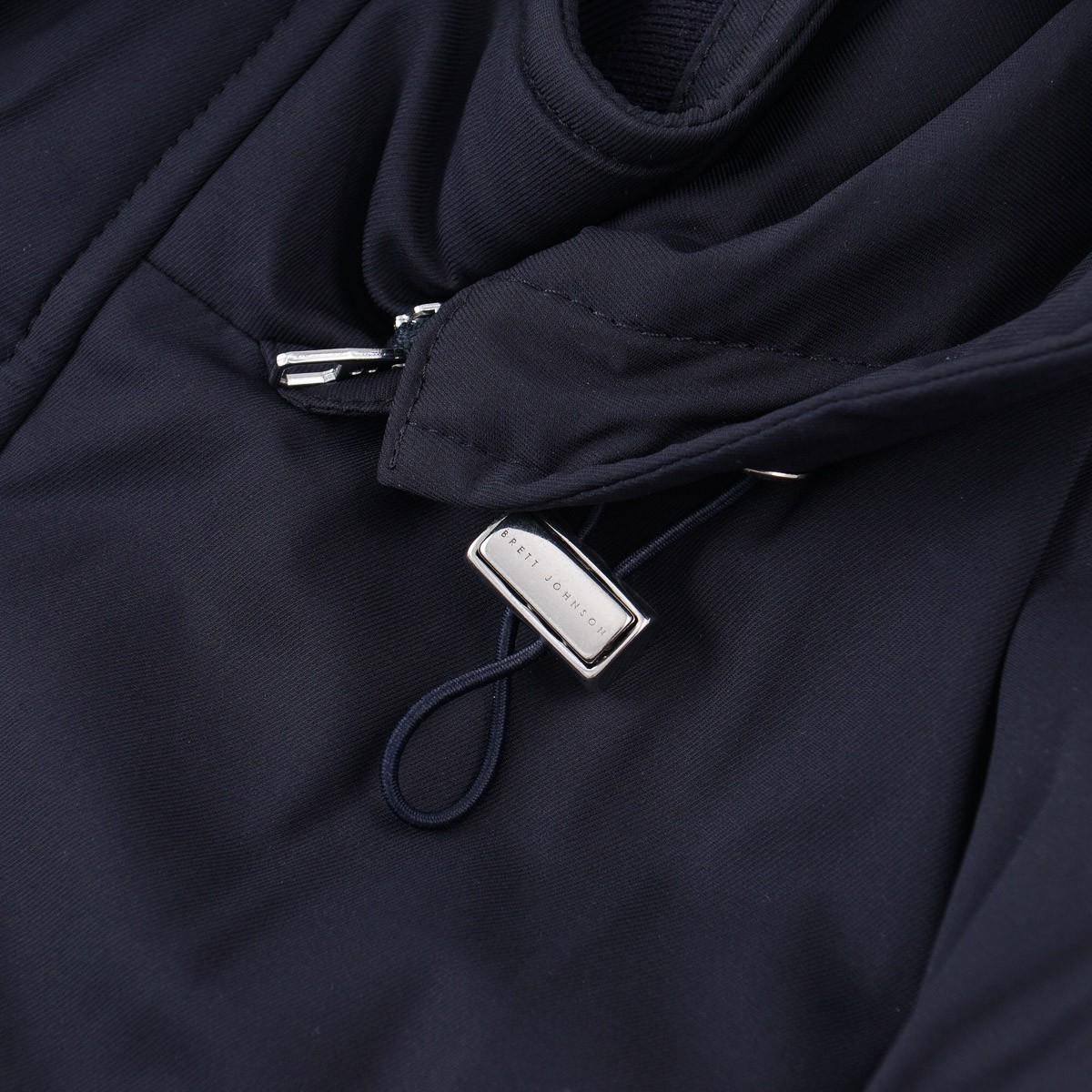 Brett Johnson ‘St. Moritz’ Navy Blue Padded Silk Parka M (Eu 50) NWT Coat