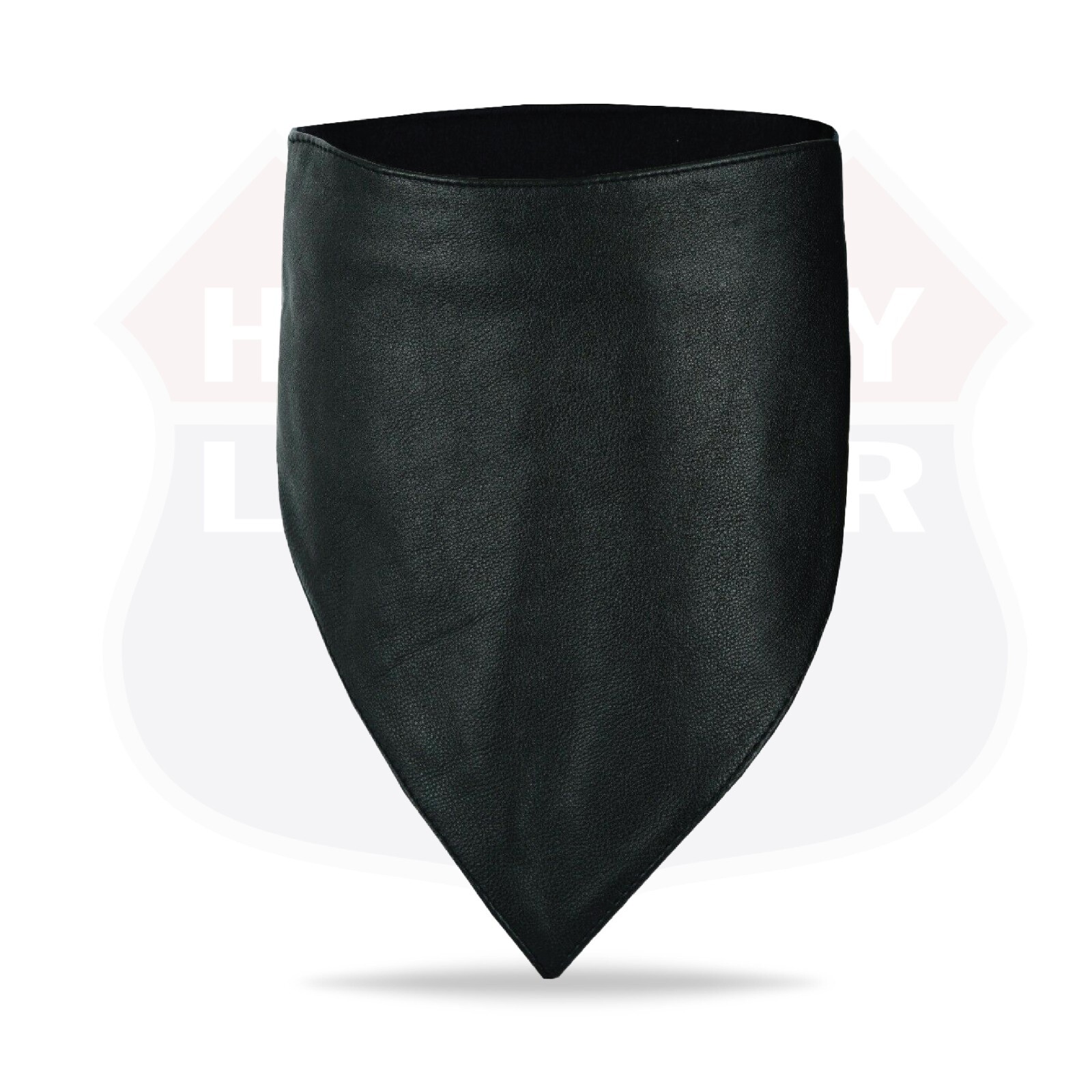 HIGHWAY LEATHER Facemask Motorcycle Leather Half Face Mask 100% Natural Buffalo