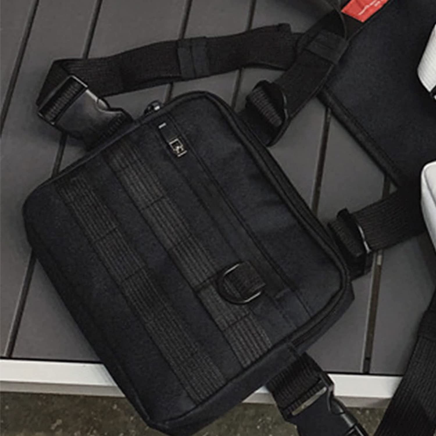 Tactical Combat Chest Rig Bag Front Pouch Recon Kit Pack Sport Protective Vest