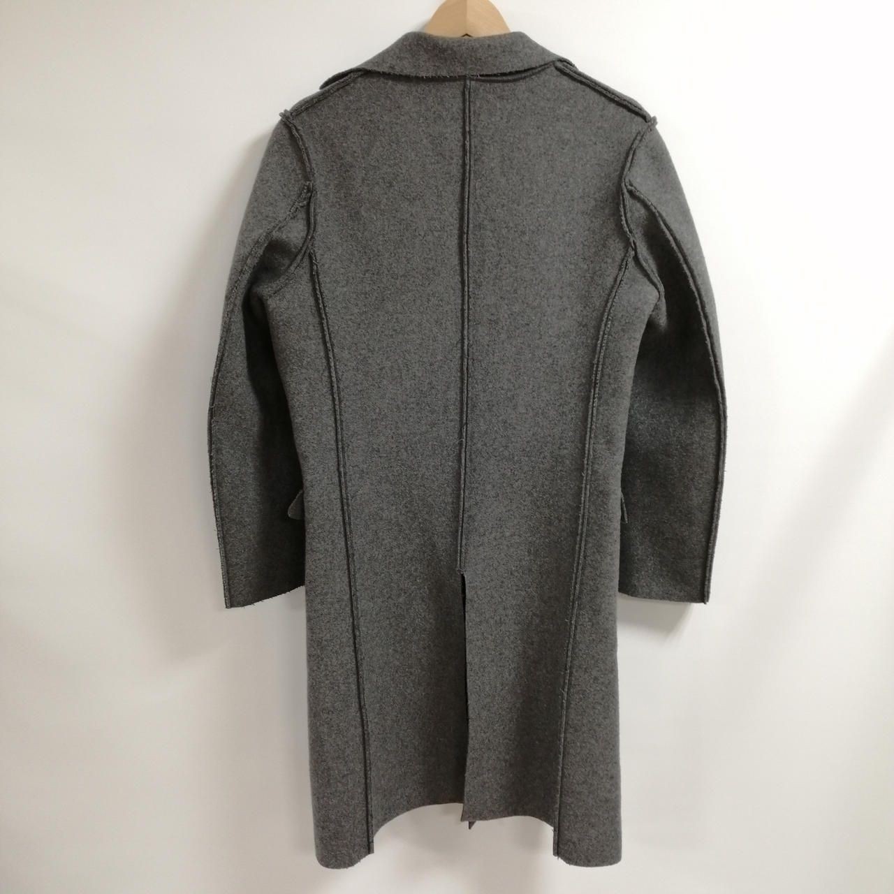 RAINMAKER KYOTO Cashmere Blend Wool Coat GRY Made in Japan Rm162-026 Used