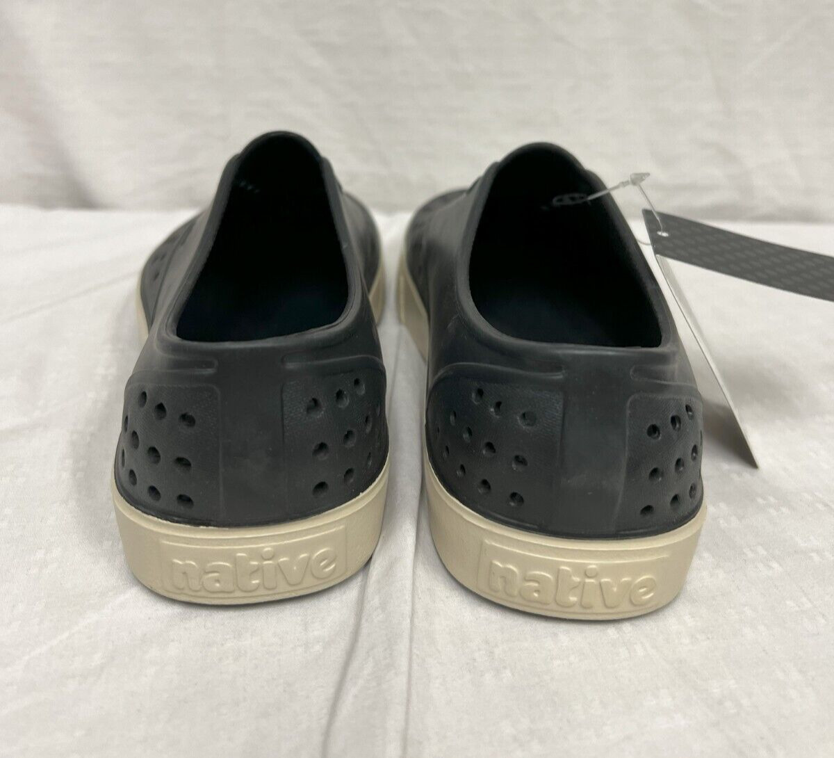 Native Adults Miller Slip On Sneaker/Water Shoe Jiffy Black Sz Men 5/Women 7 New