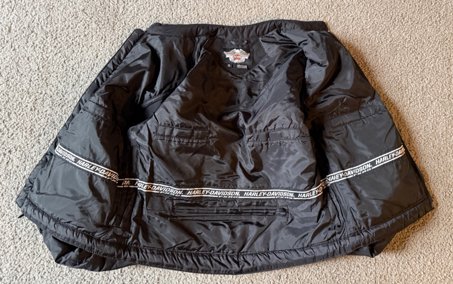 Harley Davidson FXRG Women’s Black Soft Shell Liner Jacket – Size Small