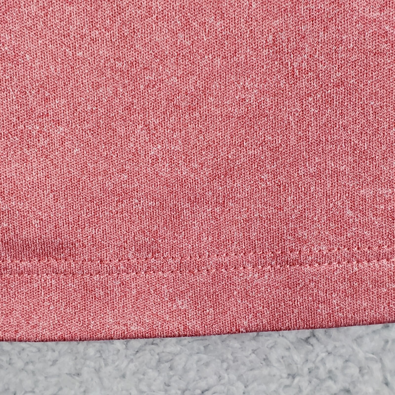 Moheen Womens Polo Shirt Size M Pink Collared 3 Qtr Sleeve Button Up Polyester