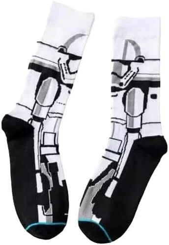 STORMTROOPER | Mens Clone Star Wars White Socks | One Size UK 6-11 EU 40-46