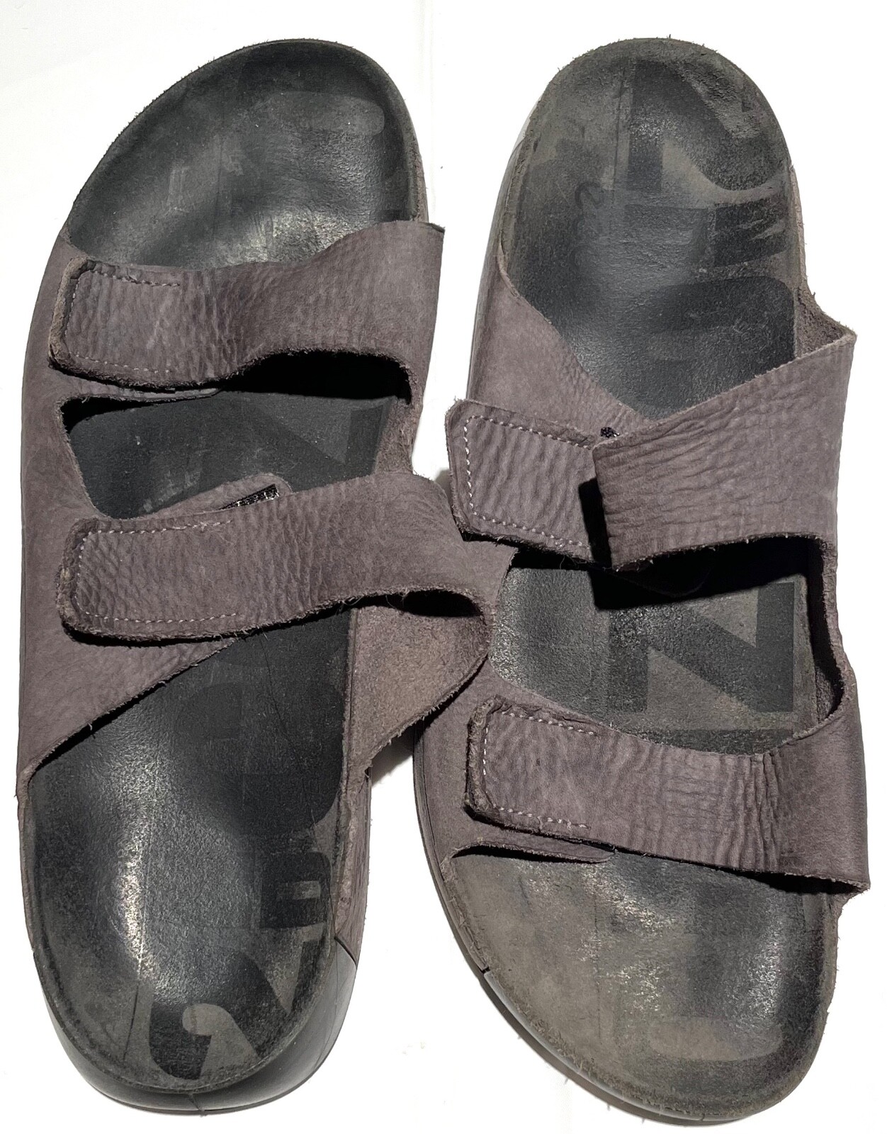 230852 Mens 12 – 12.5 EU 46 ECCO 50090402244 2nd Cozmo Nubuck Slide Sandal EUC