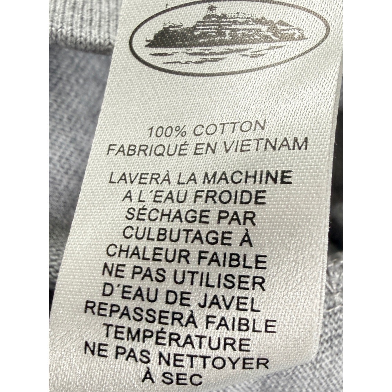 CORTEIZ Royale Heavyweight Long Sleeve T Shirt Heather Gray Size XXL
