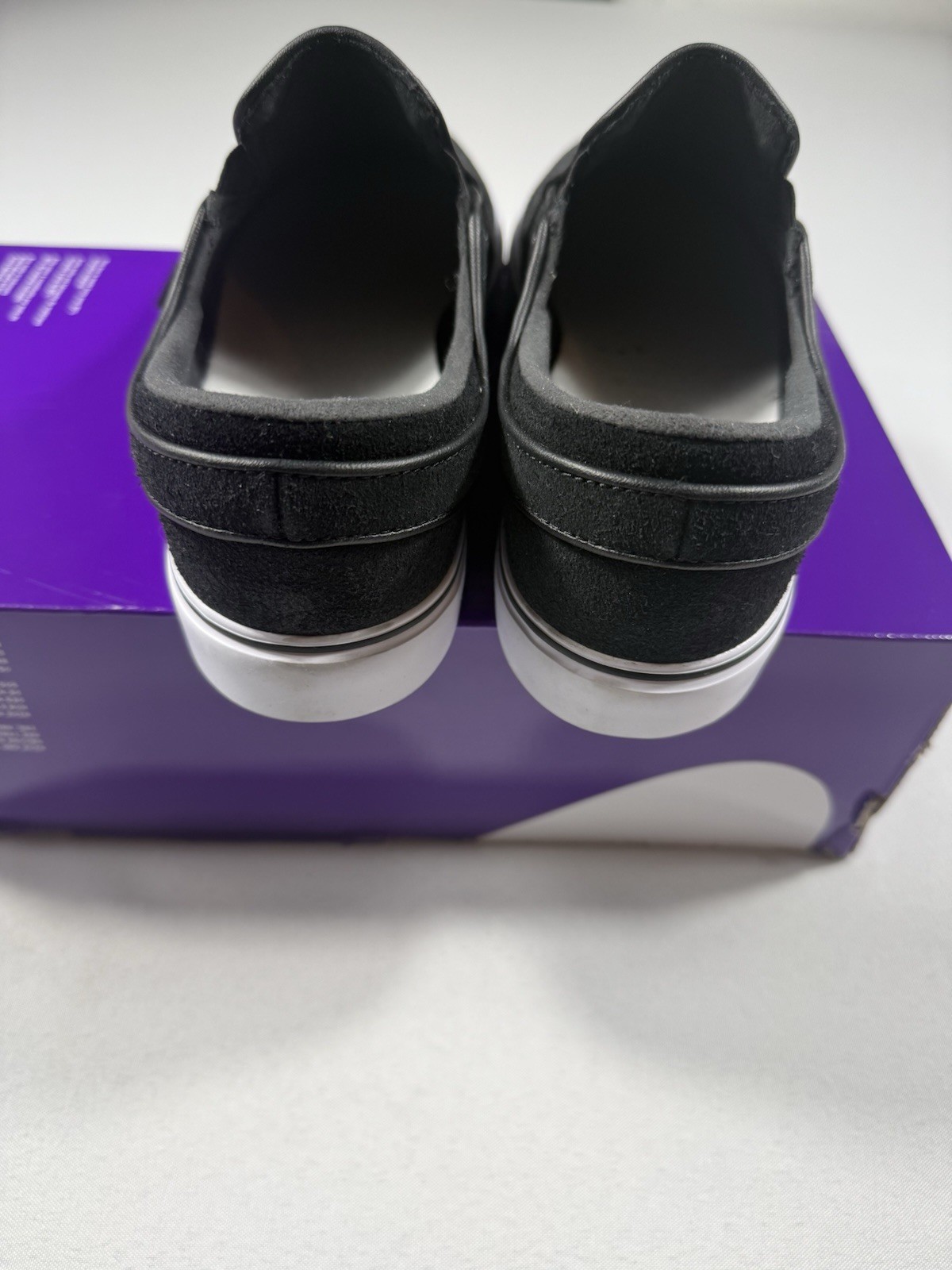 New Men’s Size 8 – Nike Zoom Stefan Janoski+ Slip SB Black White FN5893 001