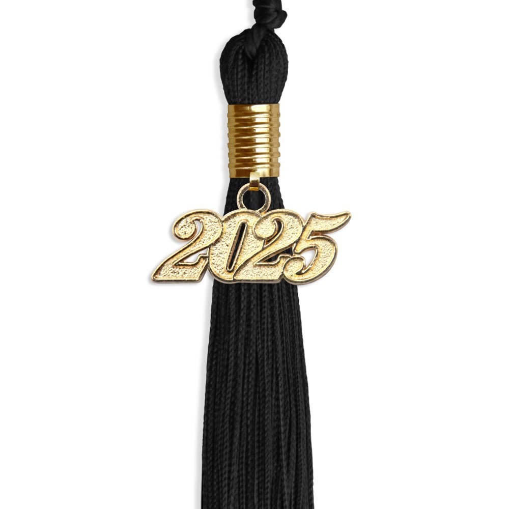Endea Graduation Black Tassel With Gold Date Drop