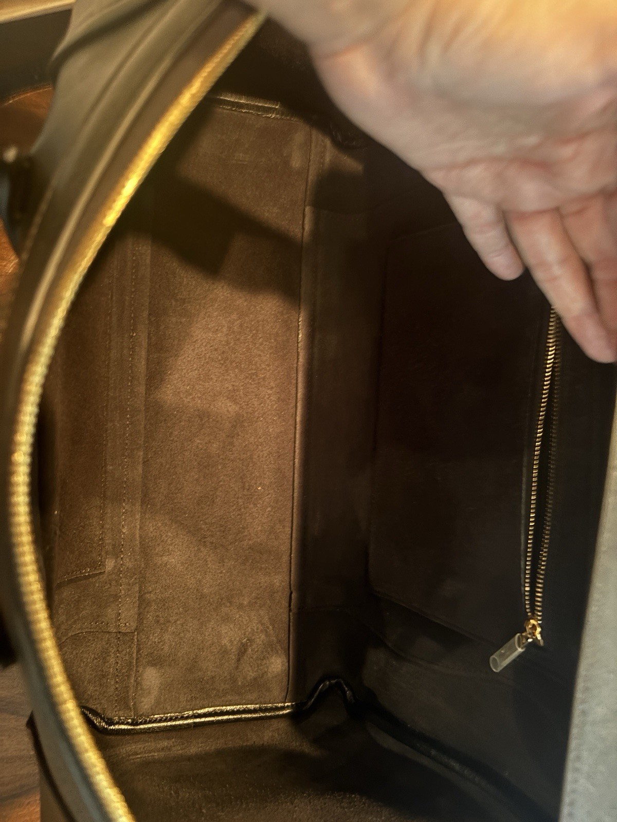 NEW Celine MEDIUM NEW LUGGAGE IN Black shiny Lambskin $4350 Authentic