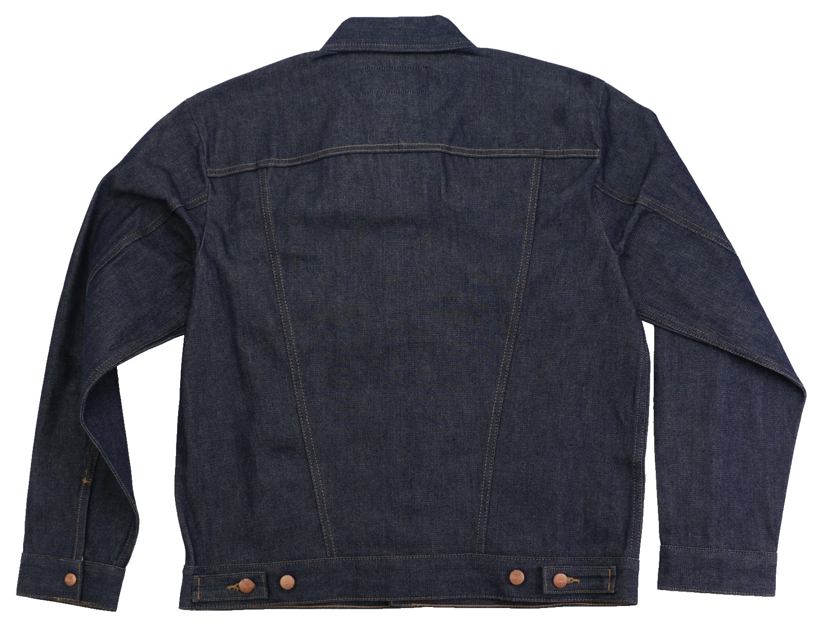 Wrangler Men’s Selvedge Denim Jacket Cowboy Cut Raw Indigo 14.75 oz 100% Cotton