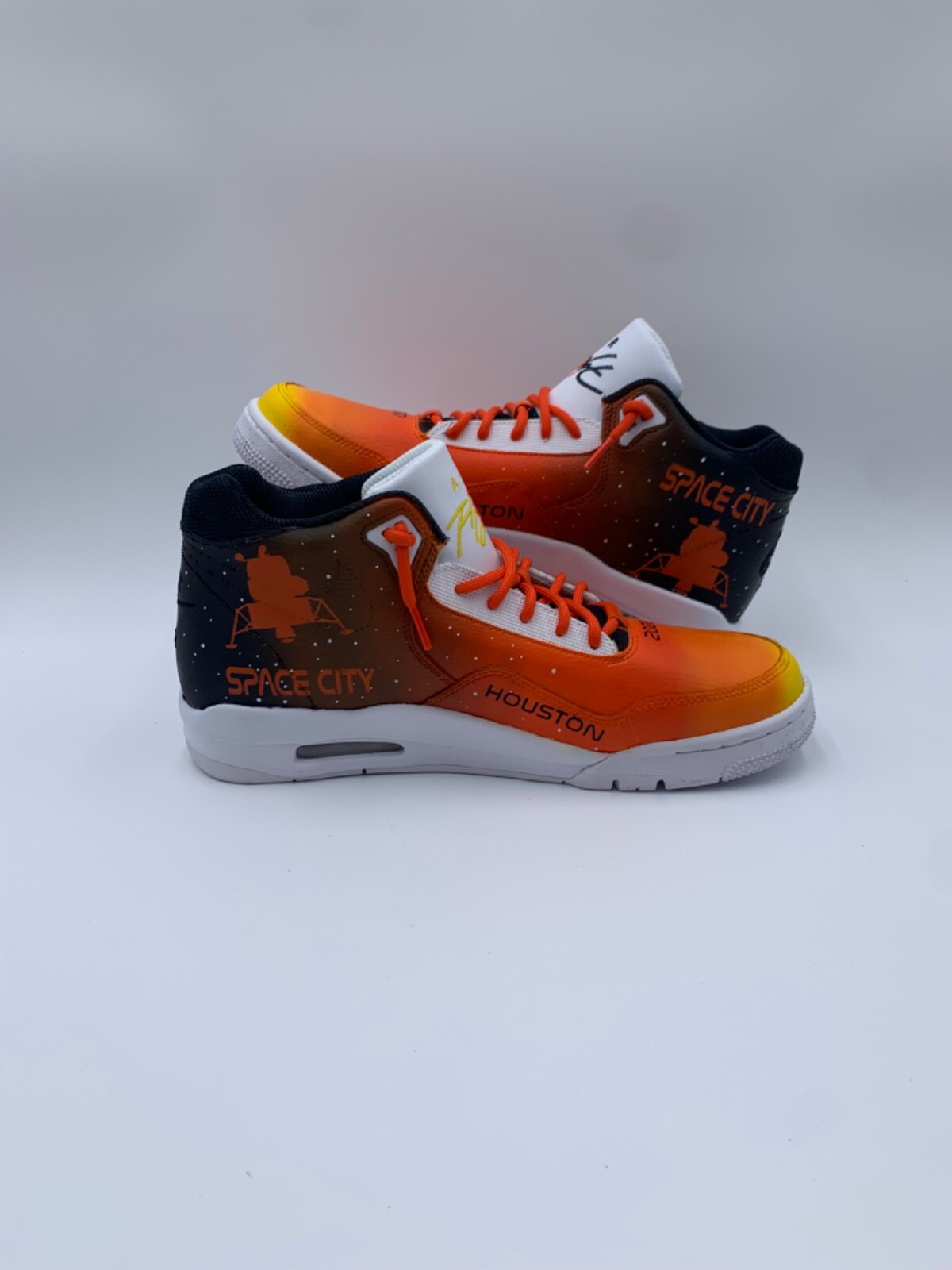 Custom Houston Astros Nike Flight Legacy Shoes sz 10