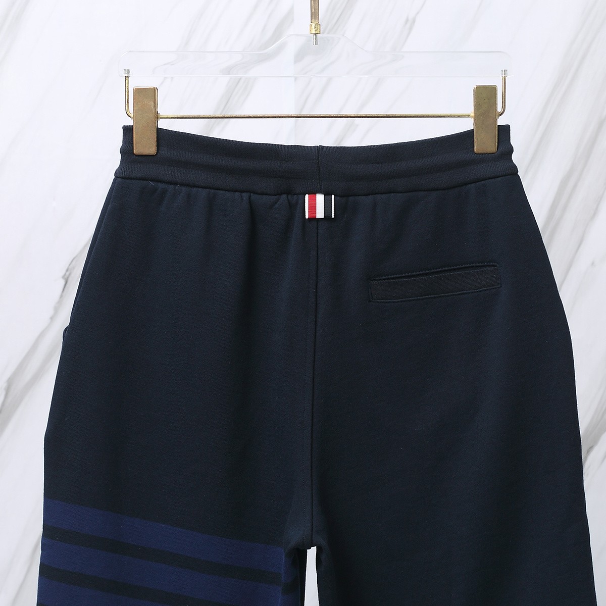 New Thom Br0wne Classic Drawstring Shorts Unisex Casual Loose Sports Pants