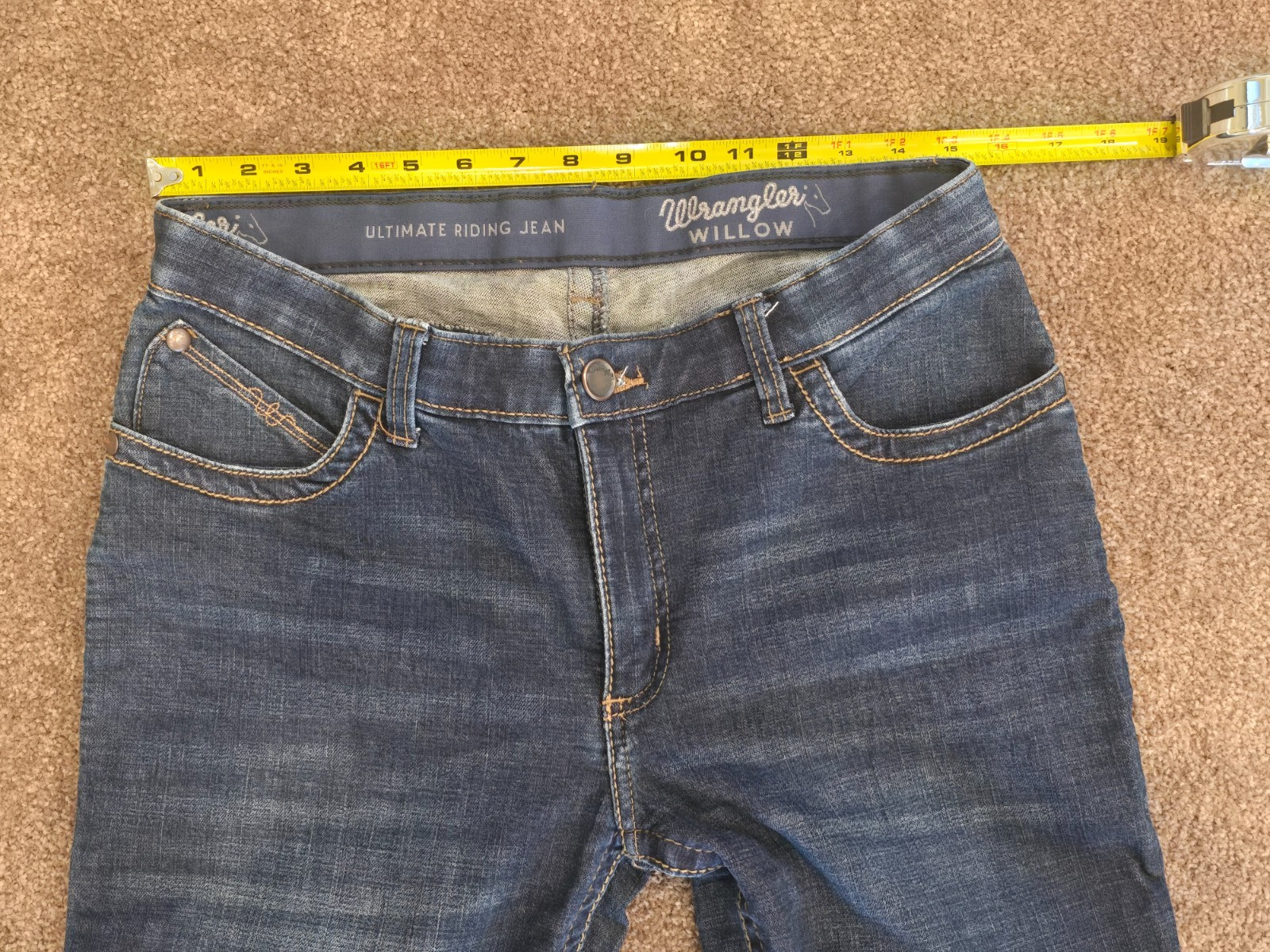 Wrangler Willow Jeans Women’s Size 11 x 36 Ultimate Riding Jean – Bootcut