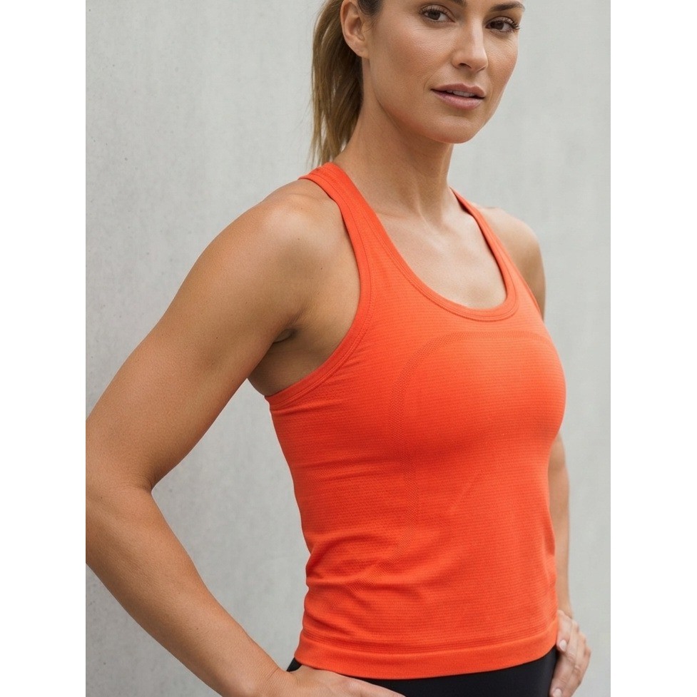 Lululemon Swiftly Tech Racerback Tank Top 2.0 Orange Activewear 10