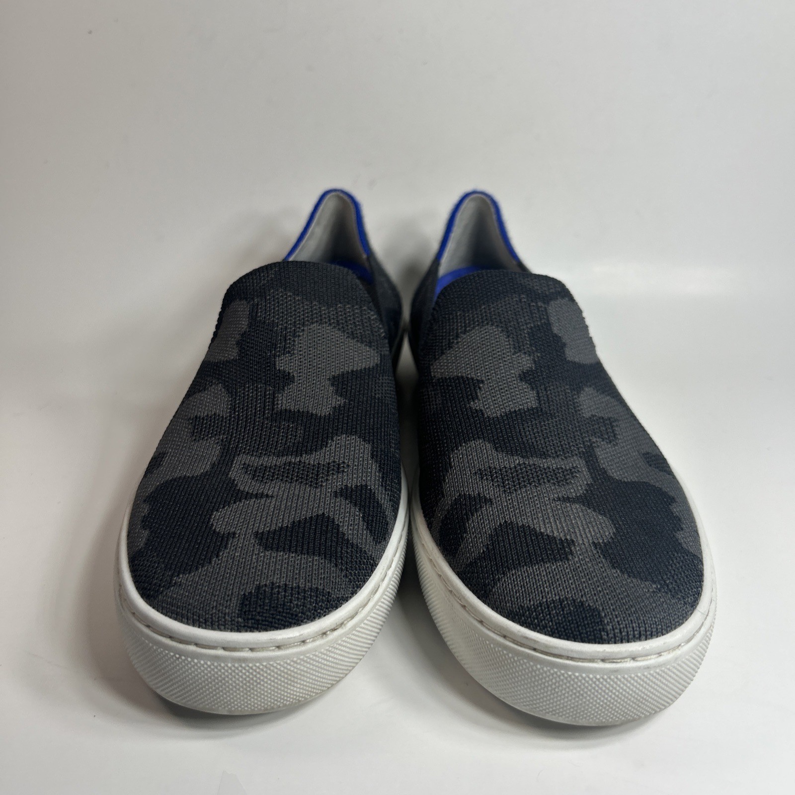 Rothys Womens Sneakers Size 9.5 Original Gray Camo Comfort Slip On Shoe
