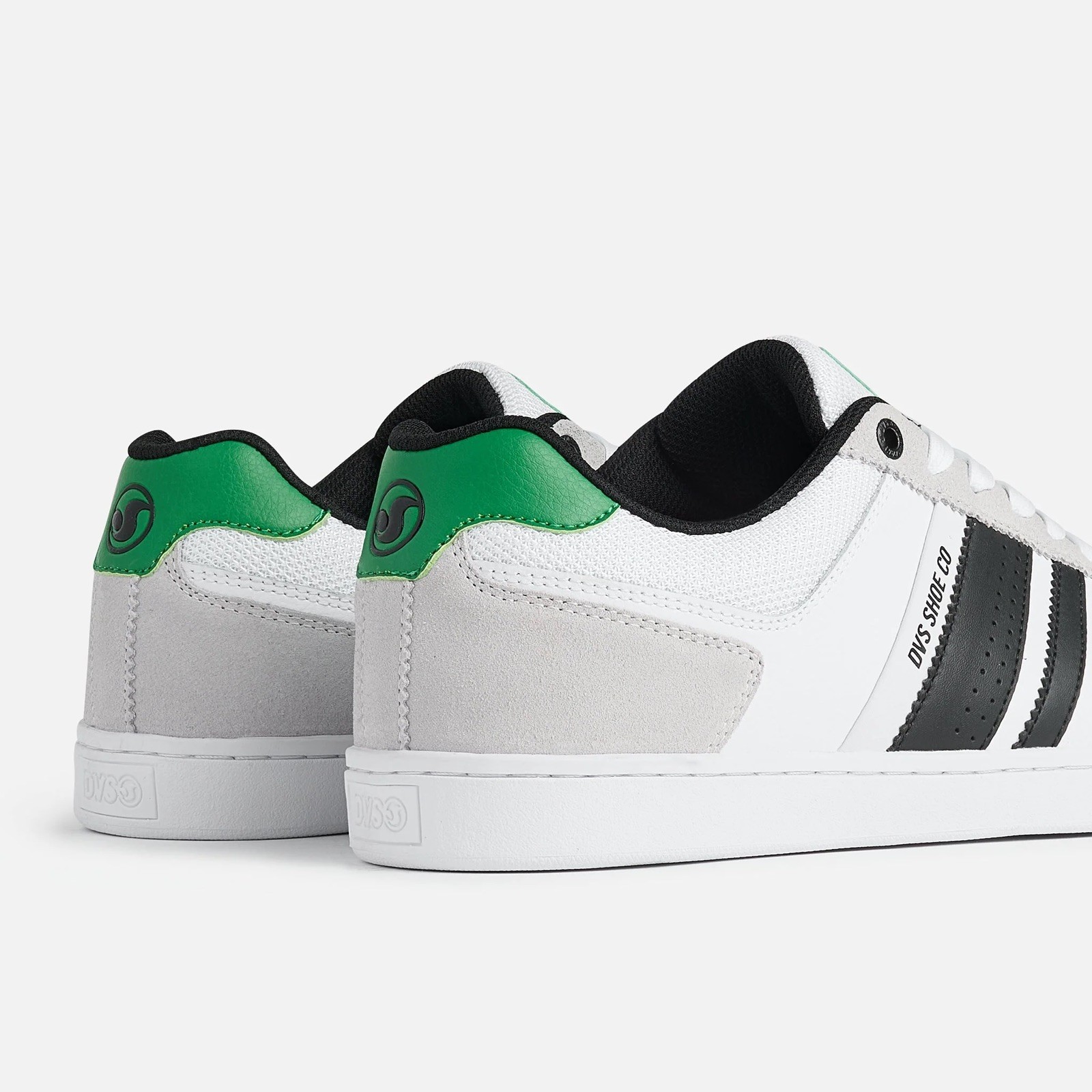 DVS MILAN ST ‘White Grey Green’ Men’s 10 DV03130102 Skateboard Skate Shoes