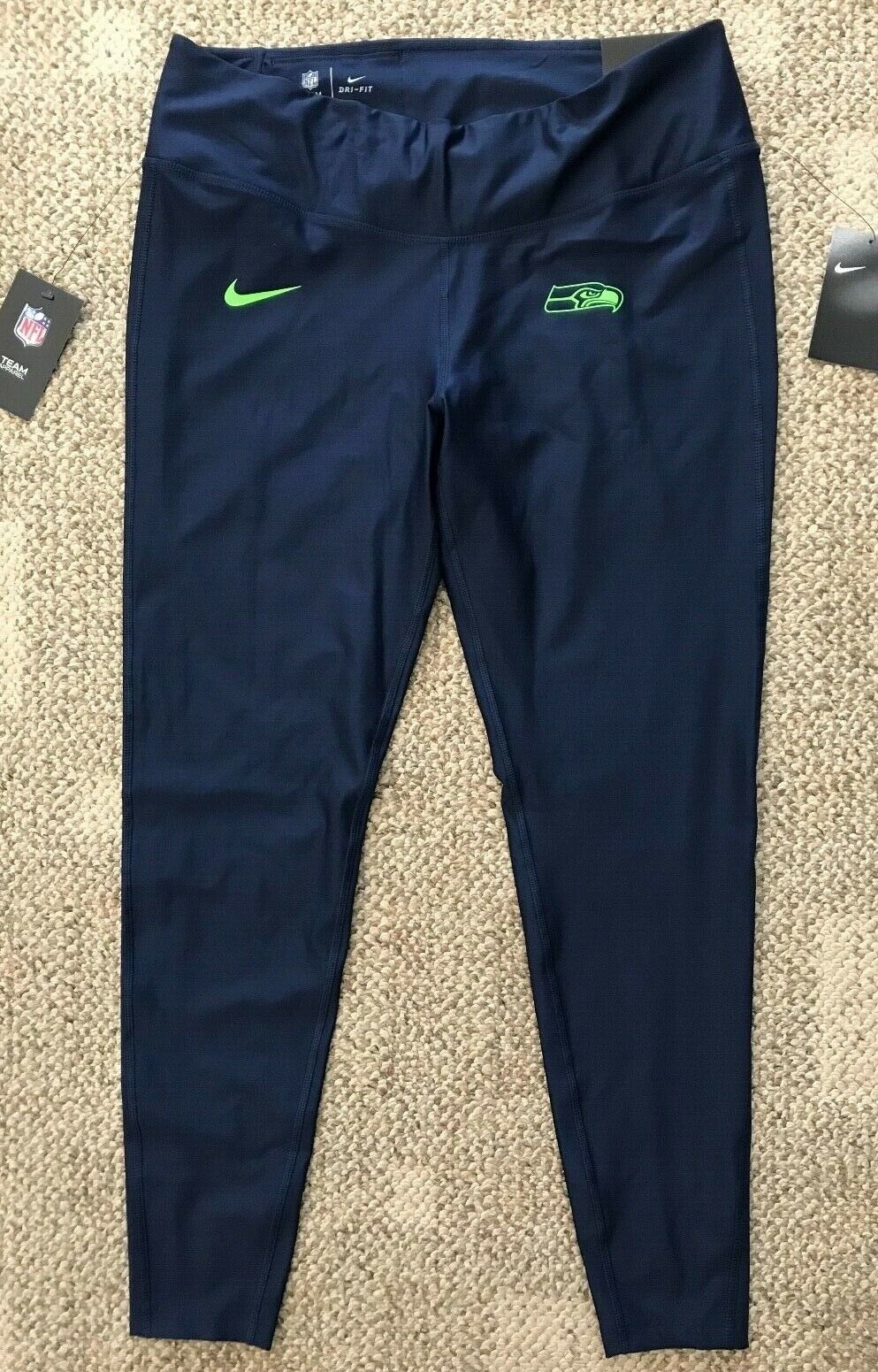 Nike Tight Fit Leggings Pants NFL Seattle Seahawks 908267 Women’s Size XL