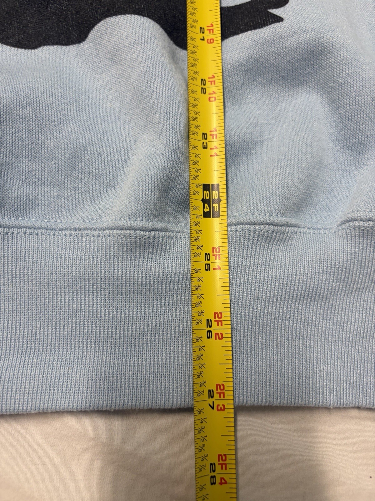 90’s Sailor Moon Crewneck Sweatshirt Large Tultex Flaws Usa Fleece Blue