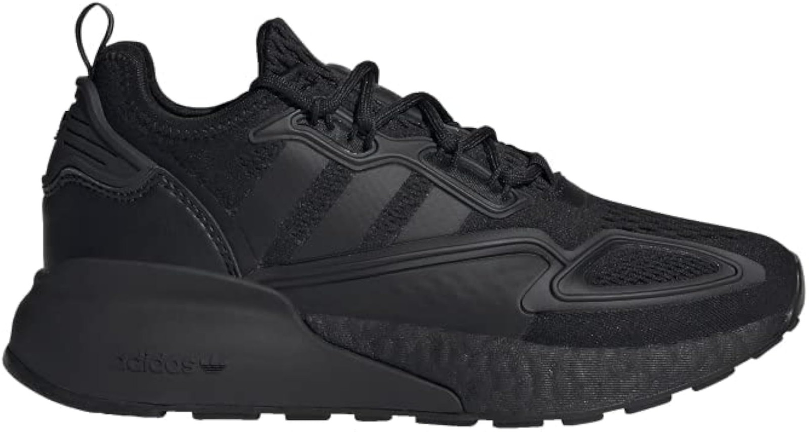 adidas Kids Boys Zx 2K Boost Lace Up Sneakers Shoes Casual – Yellow – Core Black