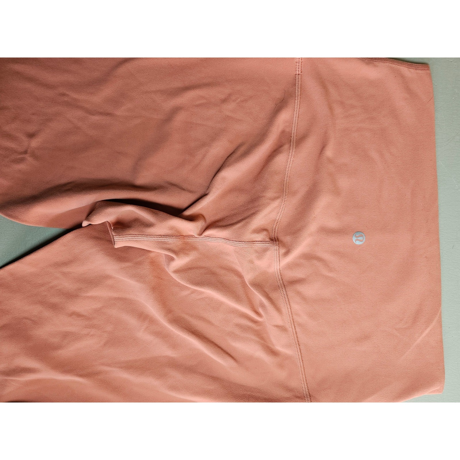 Lululemon Align High Rise Leggings 28 Inseam Terracotta Pink Orange Womens 10