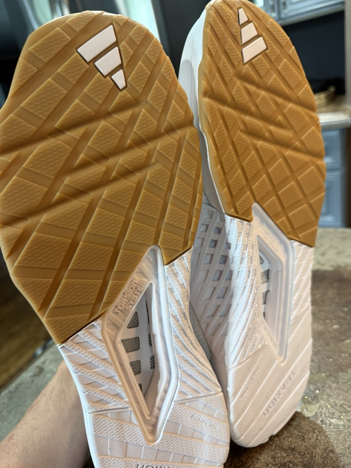 Adidas Men’s Dropset 3 Cloud White Gum Training Sneaker Shoes Size 14